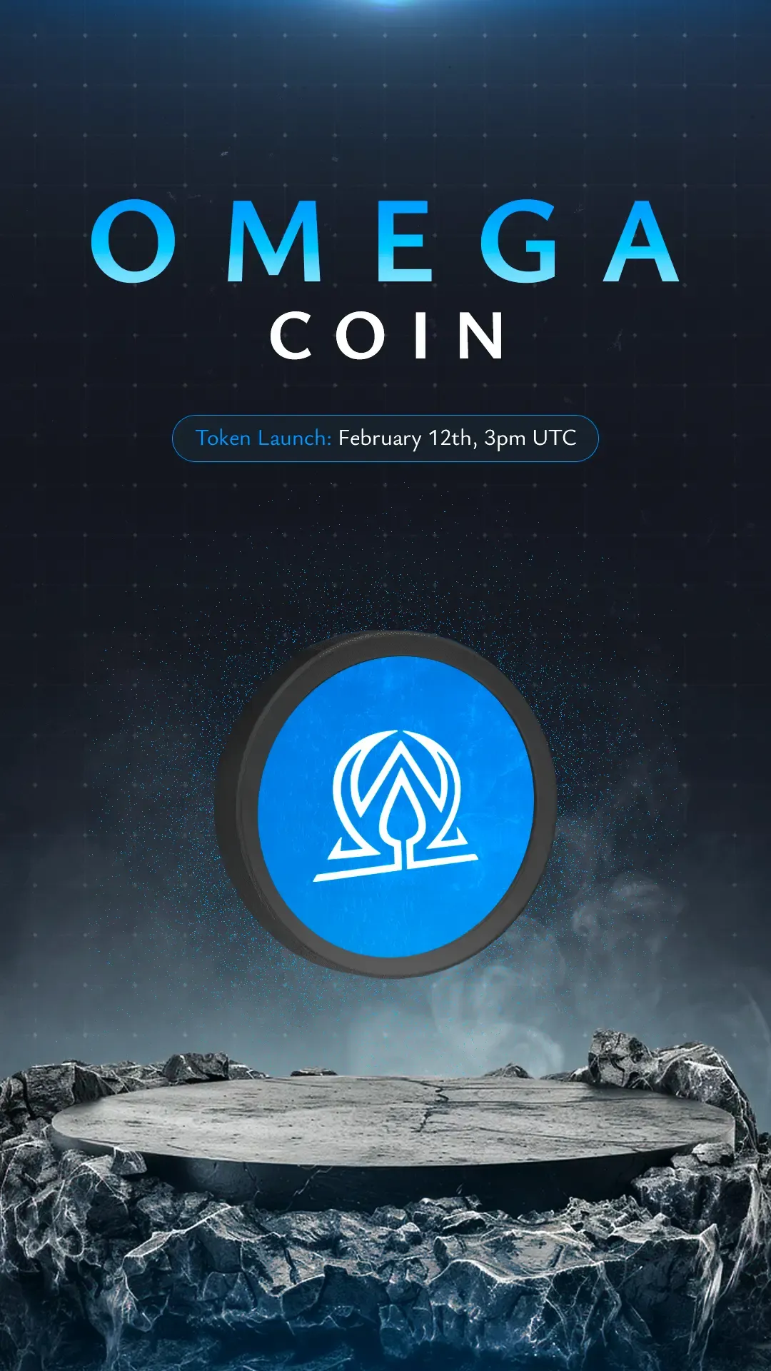 Full screenshot of Omega Coin Poster